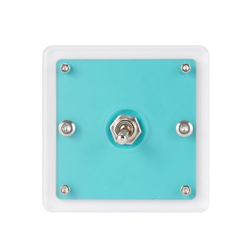 Ldabrye Acryl-Kippschalter, Einzel- oder Doppelbedienung, Lichtschalter, stilvolle Innendekoration, multifunktionale Raumschalter-Abdeckung von Ldabrye