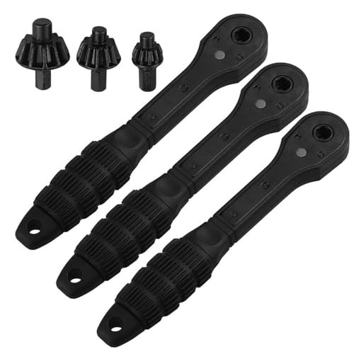 Ldabrye Bohrfutter Ratschenschlüssel Elektrisches Zubehör Schraubenschlüssel Ratschenschlüssel Werkzeug Ergonomischer Griff Ergonomischer Ratschenschlüssel von Ldabrye