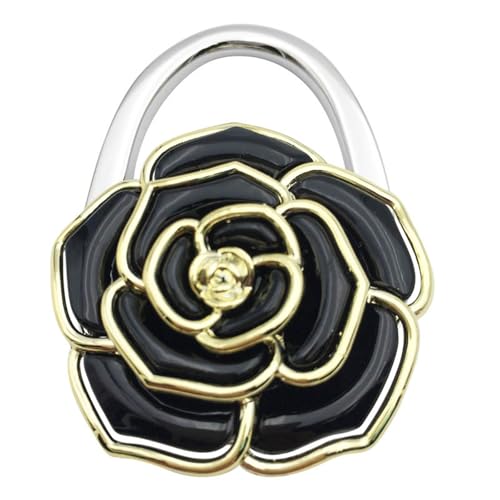 Ldabrye Einzigartige Faltbare Blumenform Mode Tischhaken Tragbarer Metallbeutel Handtasche Backer Tisch Tragbarer Enduring Tasche Haken von Ldabrye