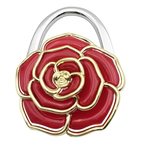 Ldabrye Einzigartige Faltbare Blumenform Mode Tischhaken Tragbarer Metallbeutel Handtasche Backer Tisch Tragbarer Enduring Tasche Haken von Ldabrye