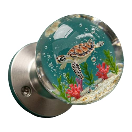 Ldabrye Handgefertigter Retro-Türknauf aus Kunstharz, Kristalle, klare Blumen, dekorative Hardware für Schlafzimmer, Natur, inspirieren, Hausrenovierung, Kristalle, Türknauf von Ldabrye