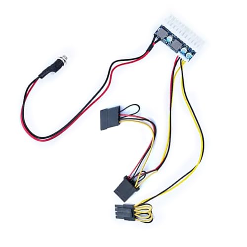 Ldabrye Leises 260 W DC 12 V auf Power-Modul, 24-polig, Direktsteckerplatine für verbesserte PC-Leistung von Ldabrye
