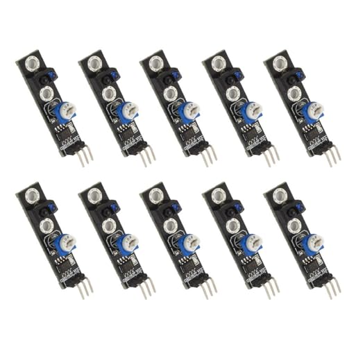 Ldabrye Packung Mit 10 KY033-Line Tracking Sensormodulen Auf Modulbasis TCRT5000 Für Robotik Und Automatisierung von Ldabrye