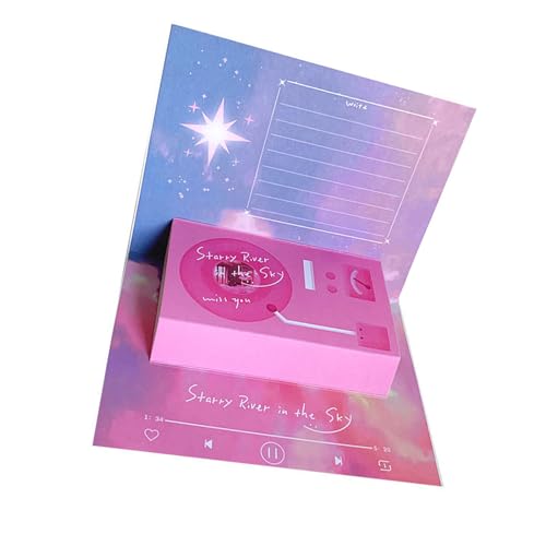 Ldabrye Personalisierte Sprachaufzeichnung Grußkarte Kreativer Popup Popup Phonograph Segen Für Geburtstagslehrer Tag Recycelbarer Papier Sound Gruß von Ldabrye