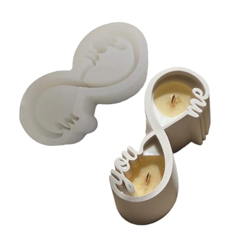 Ldabrye Silikonform für Kerzenhalter, handgefertigt, Gips, Beton, Zement, Gips von Ldabrye