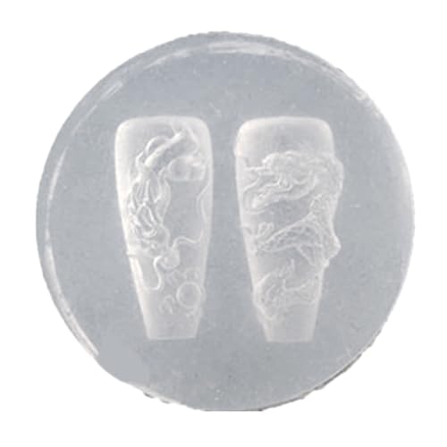 Ldabrye Silikonform für Nagelkunst, Handarbeit, DIY-Nagelwerkzeuge, Drachen-/Schlangen-Nagelschnitzformen, Silikonmaterial für Nageldekoration, Handwerk, Gießform für Geschenk, Zuhause, Büro, von Ldabrye