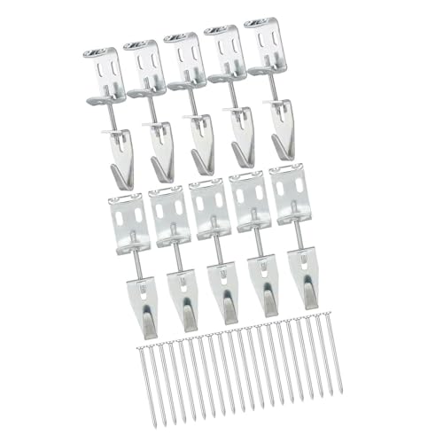 Ldabrye Verstellbarer Rahmenhaken, praktische Metall-Wandmontage, Hardware für Bilderrahmen, Brillen, Dekore, Mehrzweck-Haken zum Aufhängen zu Hause Ldabrye Verstellbarer Rahmenhaken, praktische Metall-Wandmontage, Hardware für Bilderrahmen, Brillen, Dekore, Mehrzweck-Haken zum Aufhängen zu Hause von Ldabrye