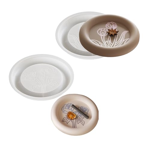 Multifauntales Silikon Crafting Formen Roundschalenformblüte Muster Silikonschalenform Silikontextur Für Tafel Multifauntales Silikon Crafting Formen Roundschalenformblüte Muster Silikonschalenform Silikontextur Für Tafel von Ldabrye