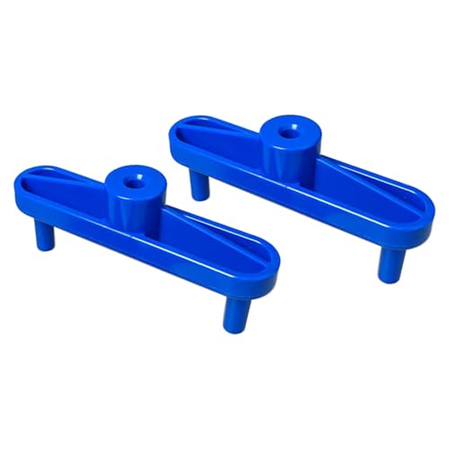 Professioneller Holzzentrierer mit ergonomischem Griff, ABS-Konstruktion, leichtes Messinstrument, präzise Markierungslehren für Holz, 2 Stück von Ldabrye