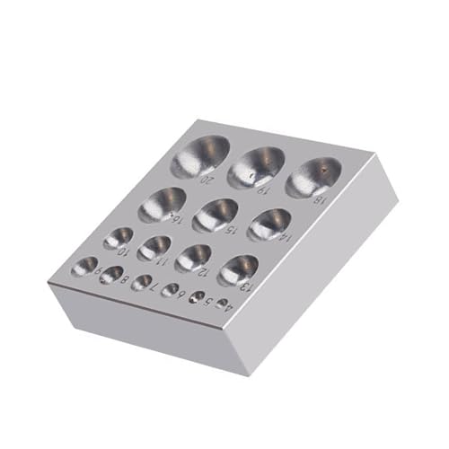 Professioneller Schmuck Dapping Block Schmuckherstellung Werkzeug Stahl Textur Blockieren Block Stahlblockblock Für Schmuck von Ldabrye