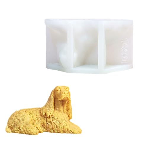 Silikon Haustierkerzenform Hund Flexible Formen Basteln Für Einzigartige Ästhetische Hausdekore Und Präsentierte Hitzebeständige Form von Ldabrye