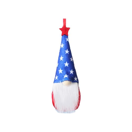Unabhängigkeiten Tag Ornament Hänge Schmücken Für Baumheize Patriotikale Gesichtslose Zwerge Haushaltsvorräte Ornament von Ldabrye