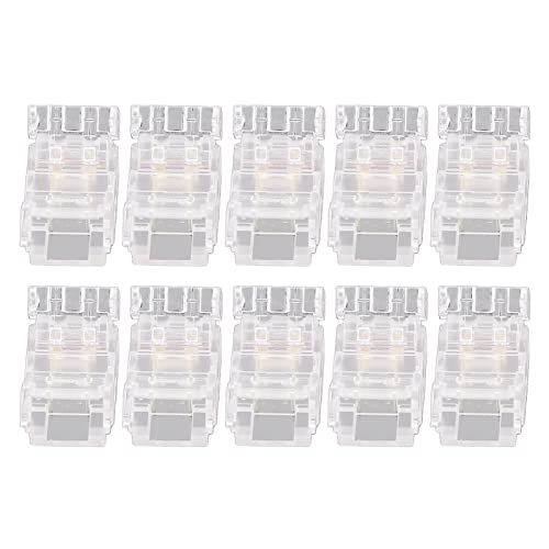10pcs COB -LED -LED -Streifen zum Drahtanschluss 2Pin 8mm transparent lötloser LED -Streifenanschluss für die Home Office School 10pcs COB -LED -LED -Streifen zum Drahtanschluss 2Pin 8mm transparent lötloser LED -Streifenanschluss für die Home Office School von Ldafava