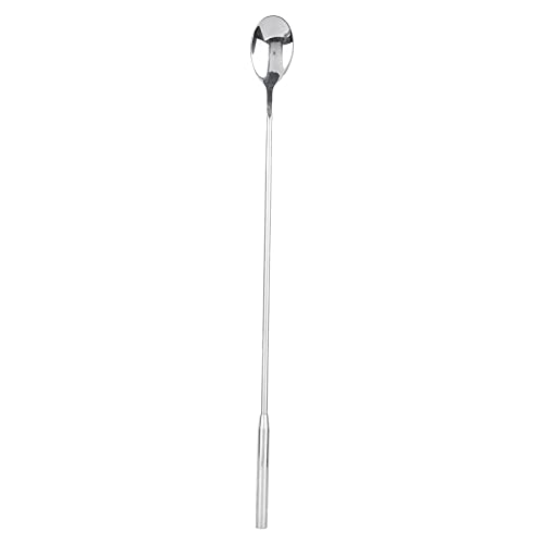 1pc Edelstahl Tränenstange Löffel Langgang Griff Getränk Mischung Cocktail -Rührlöffel für Home Cafe Milk Tea Store Bar von Ldafava