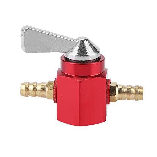 1pc Kraftstofftankschalter Tippventil Petcock Motorrad ATV Quad (Rot) von Ldafava