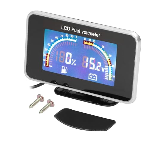 2 in 1 LCD -LCD -Messmeter -Voltmeter -Universalauto -Instrument mit dem Antishake -Öl -Spiegel schneller Self -Self -Funktion für Cars Trucks SUVs RVS schwarzer Kunststoff 96 mm 2 in 1 LCD -LCD -Messmeter -Voltmeter -Universalauto -Instrument mit dem Antishake -Öl -Spiegel schneller Self -Self -Funktion für Cars Trucks SUVs RVS schwarzer Kunststoff 96 mm von Ldafava