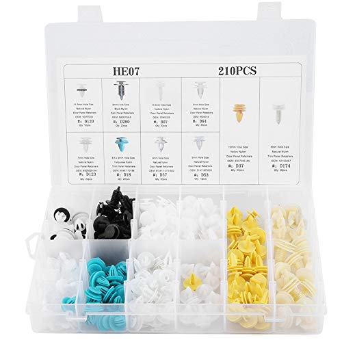 210pcs Auto Türkartenkartenverkleidungsklammern Stoßfänger Förderer Hafttätigkeit Push Nietkit Hochwertiges Kunststoff -Trimmverschluss Kit für universelle Fahrzeug 210pcs Auto Türkartenkartenverkleidungsklammern Stoßfänger Förderer Hafttätigkeit Push Nietkit Hochwertiges Kunststoff -Trimmverschluss Kit für universelle Fahrzeug von Ldafava