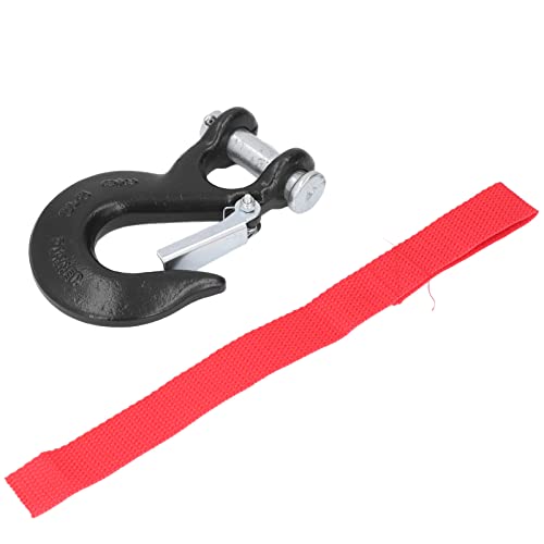 3/8 Zoll GLEIVE Safety Hook Stahl 18000 lbs Grenzkapazitäts Antirust für Hafen -Off -Straßenrettung Auftrieb (Schwarz) von Ldafava