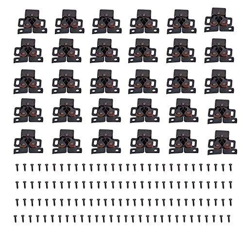 30 Set Edelstahl Doppelwalze Fangschrank Riegel Selbstelastischer Magnetmagnetdämpfungspuffer von Ldafava