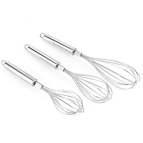 3pcs Edelstahl Handbuch Eiermilch Milch Frother Mixer Mixer Küche Backwerkzeuge langlebiger ergonomischer Griff zum peitschen Eier Creme Milchmehl 3pcs Edelstahl Handbuch Eiermilch Milch Frother Mixer Mixer Küche Backwerkzeuge langlebiger ergonomischer Griff zum peitschen Eier Creme Milchmehl von Ldafava