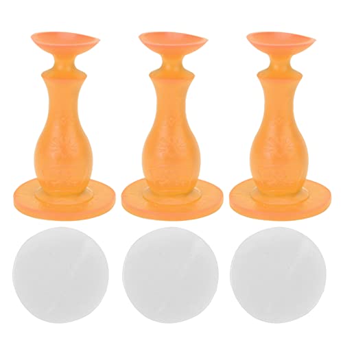 3pcs Waschmaschine Türstopper vorne Ladung Waschmaschinen -Türhalter Requisite Gummi für den Familiengebrauch (Orange) von Ldafava