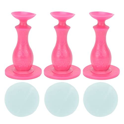 3pcs Waschmaschine Türstopper vorne Ladung Waschmaschinen -Türhalter Requisite Gummi für den Familiengebrauch (Rosa) von Ldafava