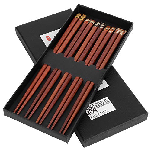 5 Paare natürliche Holzfestfehlbäume Umweltschutz handgeschnader Schleifstäbchen set 5 Paare natürliche Holzfestfehlbäume Umweltschutz handgeschnader Schleifstäbchen set von Ldafava