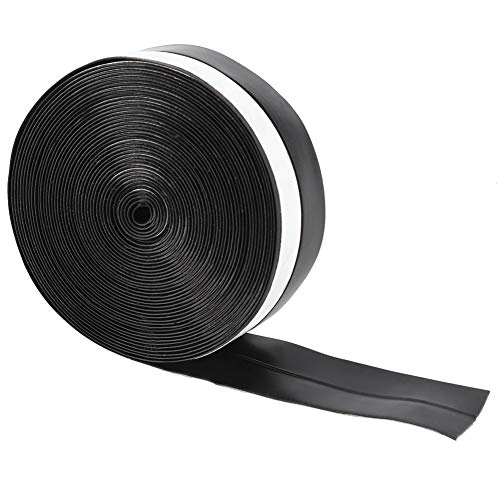 5 m 25 mm Selbstadhäsionstür Fensterschalldämmung Staub verhindern Versiegelungsstreifen (Schwarz) von Ldafava