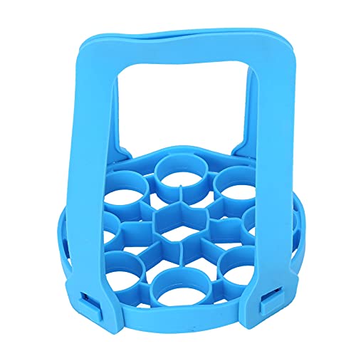 9hole Silikon -Eierdampferregal Antiscalen Decking Decking Cooker Schlinge Wärmedämmpolster (Blau) von Ldafava