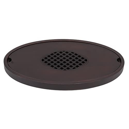 Bambus Tee Tischschale Walnussfarbe Einfacher eleganter chinesischer Wasserspeicher Teeschale mit Griff für Teeliebhaber und Wohnkultur (Ldafavayrws4jmr-12) von Ldafava