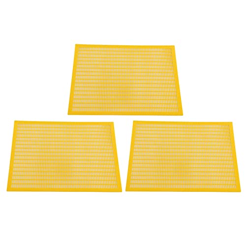 Bee Queen Protect Excluder Plastic Imkere -Werkzeug für Bienenstockmanagement langlebig gelb 510 x 420 mm 3pcs von Ldafava