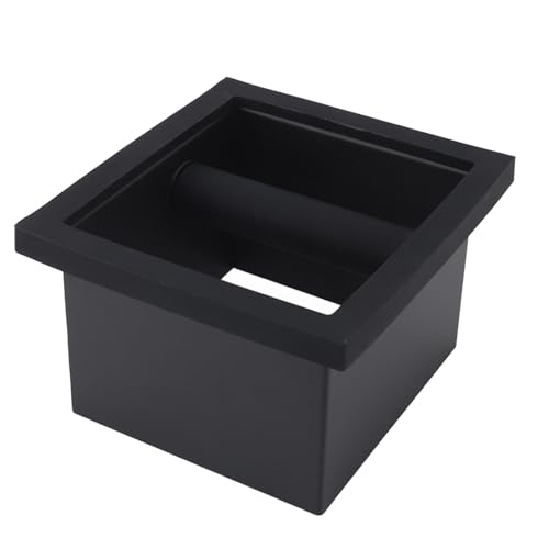Bodenless Kaffee Klopfbox Langable Gummi Stahl eingebettete Kaffee -Entsorgungsbehälter für Küchenkaffee Einfacher sauberer Platz sparen 150x137x110 mm von Ldafava