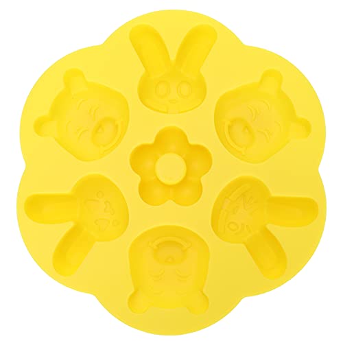 Cartoon Silikonform DIY Hand gemacht wiederverwendbare Kuchenschokoladenseife zum Backen von Küchenblockgelb 19.9x11.8x3cm von Ldafava
