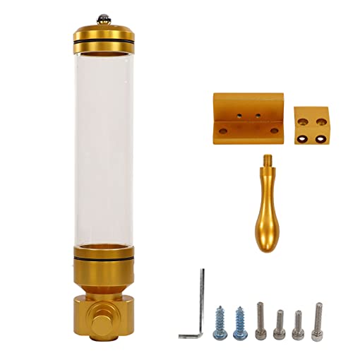 Coffee Bean Spender Behälter Wandmontage Acrylversiegelte transparente Display -Glas für den kommerziellen Gebrauch in Cafés Bars Teehäuser 65x13cm (Gold) von Ldafava