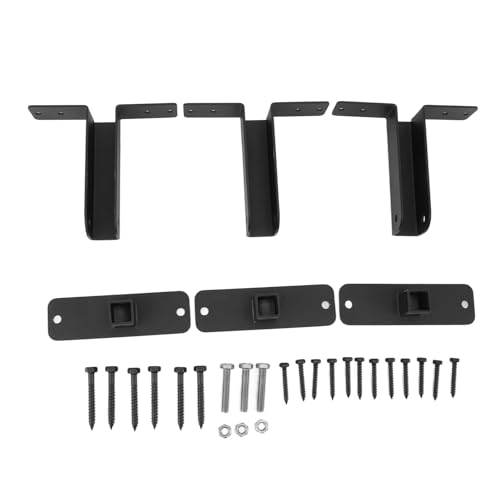 Dach Riser Beam Brackets Hochleistungsstahl -Pergola -Dachhalterungs -Kit hoher Tragfähigkeit für Outdoor -Pavillon -Abdeckung 3 Pack von Ldafava