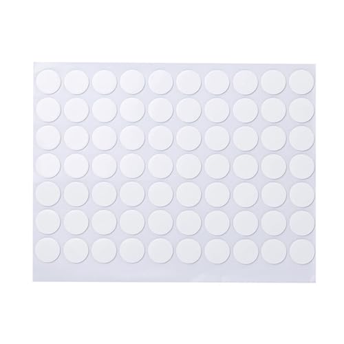 Doppelseitige abnehmbare Punkte klare runde Klebstoff -Montage -Aufkleber transparente klebrige Kreise Klebeband stark klebrig für Handwerk DIY Art Festival Deco Home Office 70 von Ldafava