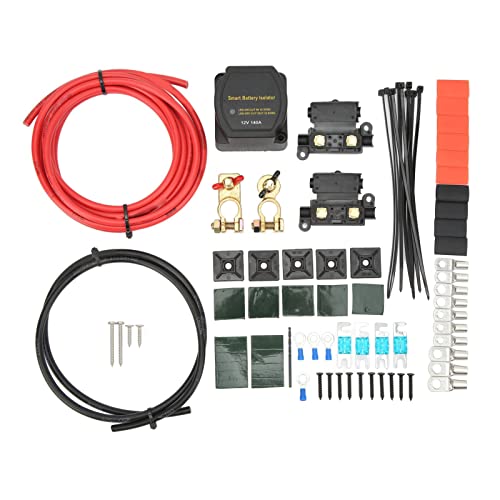 Dual Battery Isolator Kit 140 Ampere 12 -V -Wasserdurchbringung mit schwerem Stromdicht Smart Spannung empfindlicher Relaisladung Controller für CARS Trucks RVS Boote SUVs SUVs Dual Battery Isolator Kit 140 Ampere 12 -V -Wasserdurchbringung mit schwerem Stromdicht Smart Spannung empfindlicher Relaisladung Controller für CARS Trucks RVS Boote SUVs SUVs von Ldafava