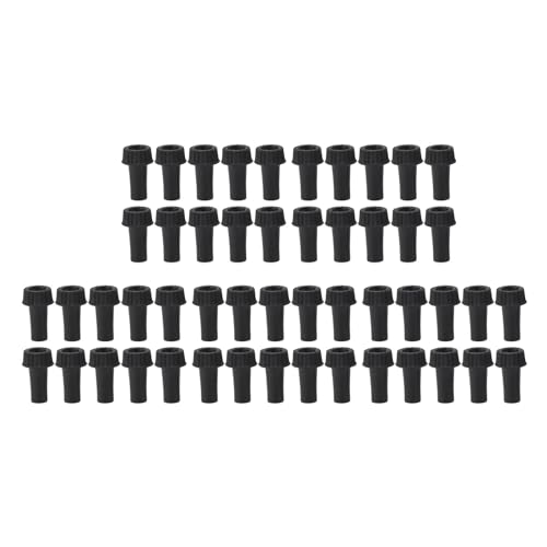 E26 E27 -Lampenschalterknöpfe 50pcs Universal Light Sockel aus Einschalten des Austauschs Langlebiger PVC -Schalterknöpfe für Schreibtischlampen Stößen Lampen Tischlampen (Klein 2 cm / 0,79 Zoll) von Ldafava