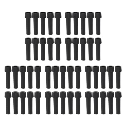 E26 E27 -Lampenschalterknöpfe 50pcs Universal Light Sockel aus Einschalten des Austauschs Langlebiger PVC -Schalterknöpfe für Schreibtischlampen Stößen Lampen Tischlampen (Mittel 3,5 cm / 1,38 Zoll) von Ldafava