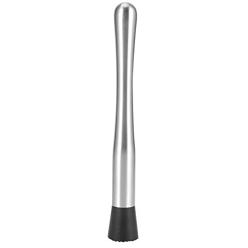 Edelstahleiseis Crushing Rod Cocktail Muddler Bar Werkzeug mit konkaver konvexem Hammerkopf für das zerquetschende EIS ergonomische Griff für Home Bars Restaurants 25 cm 139g von Ldafava