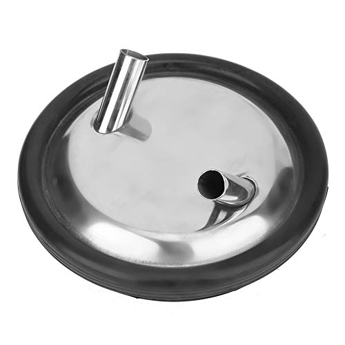 Edelstahlmilcheimer Deckel und Dichtung für Melkmaschinen Zwei offener Deckel Leicht leckeres Melkmaschinenzubehör für Ziegenschafskuh 8 Zoll Durchmesser Edelstahlmilcheimer Deckel und Dichtung für Melkmaschinen Zwei offener Deckel Leicht leckeres Melkmaschinenzubehör für Ziegenschafskuh 8 Zoll Durchmesser von Ldafava