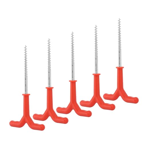 Eisfischereizelt Stift rot 5 Stcs sichere schnelle Fixierung für Nachtfischerei Abs Eisenbohrer 18,5 cm lang Eisfischereizelt Stift rot 5 Stcs sichere schnelle Fixierung für Nachtfischerei Abs Eisenbohrer 18,5 cm lang von Ldafava