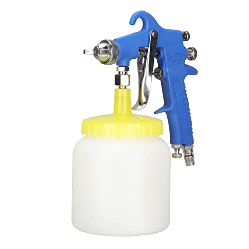 F75 1,5 mm Lacksprühgerät Hydrokontyp Edelstahlluftlack Sprühgerät für Automobilindustrie Blau Hochleistung professionelles Grade -Werkzeug von Ldafava