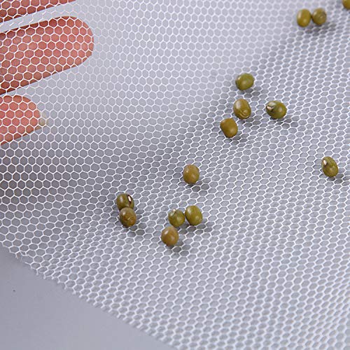 Fensternetzbildschirm Roll 4 x 5 Fuß haltbarer Polyester -Mesh -Bildschirm Ersatz für Windows -Türen Patios Veranda Außenküchen Baumhäuser Pool Häuser Schwarzweiß Optional (Weiß) von Ldafava