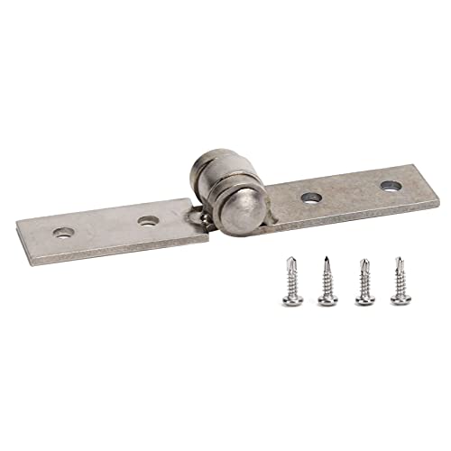 Fensterscharnier Edelstahl Klappscharnierscharnierscharnier Scharnier Rahmenloses Fensterscharnier für Türen Fenstermöbelzubehör hoh Härte Material 8.6x2,3 cm 40g von Ldafava
