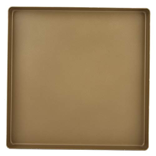 Gold Aluminiumlegierung Backschale Pizza -Tablett Nicht -Stick -Quadrat -Backwerkzeug für Küchenkuchen Shop 28x28x3cm Spülmaschine Safe von Ldafava