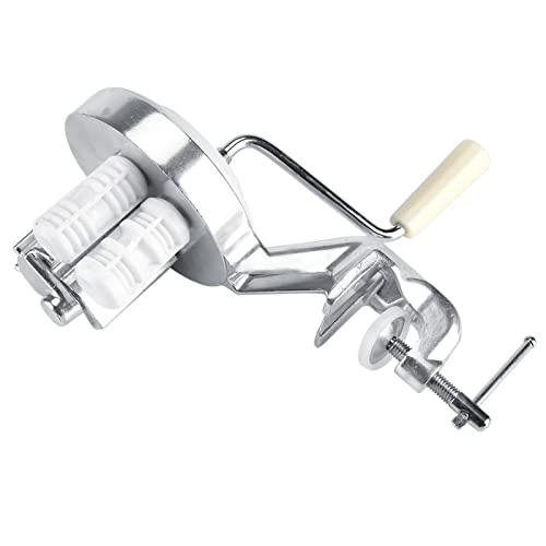 Handbuch für Noodle Press Machine Manual PREMIUM Aluminiumlegierung Küchen Lebensmittelzubereitungsausrüstung für hausgemachte Nudeln und Nudeln Silber 25 x 11,5 cm von Ldafava