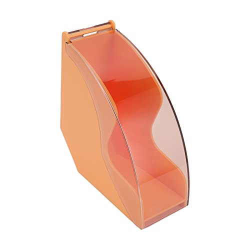Kaffeefilterpapier Aufbewahrungsbox staubdes Plastikfilterhalter Ständer mit Deckung für Küchentheke Kaffee -Bar Büro Haus 73 x 125 x 133 mm (Gelb) von Ldafava