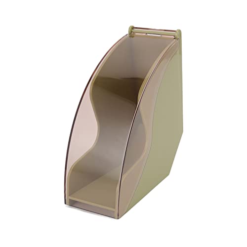 Kaffeefilterpapier Aufbewahrungsbox staubdes Plastikfilterhalter Ständer mit Deckung für Küchentheke Kaffee -Bar Büro Haus 73 x 125 x 133 mm (Grün) von Ldafava