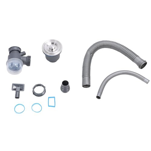 Küchenspüle Schlauch Drain Kit Premium Edelstahl Erweiterbares Lecksack -Waschbecken Entlassungsrohr Kit für ein einzelnes Küchenspüle langlebiger Kapazität einfach installieren Küchenspüle Schlauch Drain Kit Premium Edelstahl Erweiterbares Lecksack -Waschbecken Entlassungsrohr Kit für ein einzelnes Küchenspüle langlebiger Kapazität einfach installieren von Ldafava